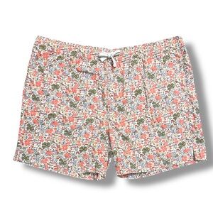 Goodfellow & Co Tan Floral Drawstring Shorts Men’s Size XXL Spring Coastal Beach